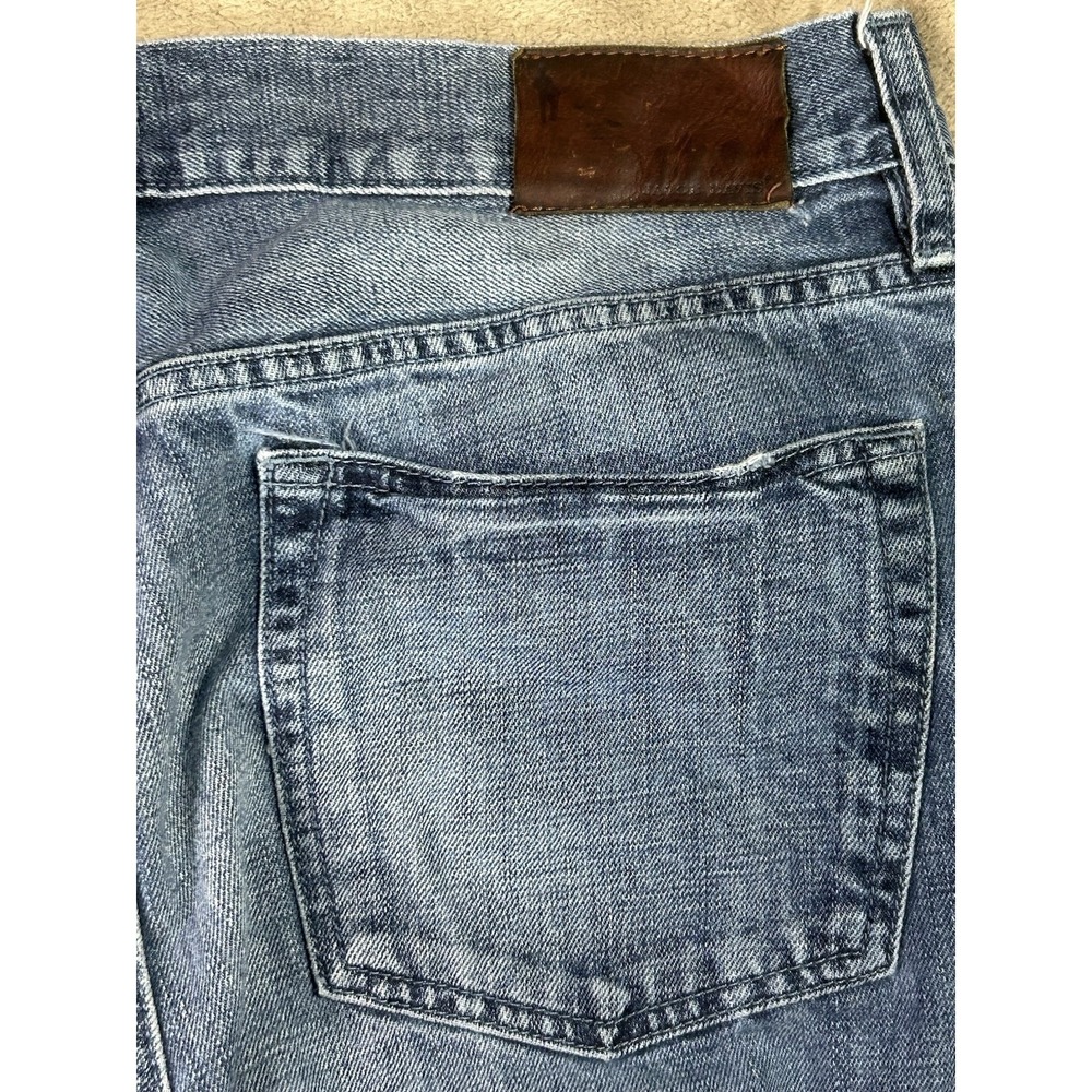 Jacob Davis UMA Jeans Womens 34 Blue Straight Leg Denim 100% Cotton - Picture 13 of 16